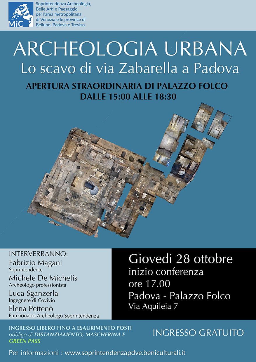 "Archeologia urbana. Lo scavo di via Zabarella a Padova". La Soprintendenza racconta le indagini archeologiche che ridelineano la storia di Patavium.